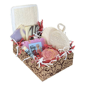 Large Gift Box of Soap and Bath Products